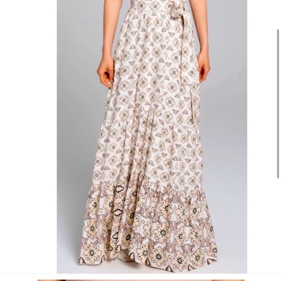 ALC Caroline Wrap Maxi Skirt. - Picture 3 of 9